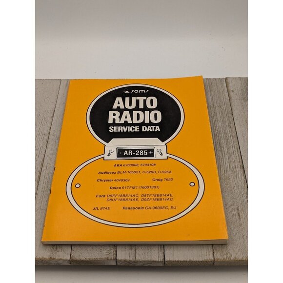Howard Sams Other - Original Sams Auto Radio Service Data Book AR-285